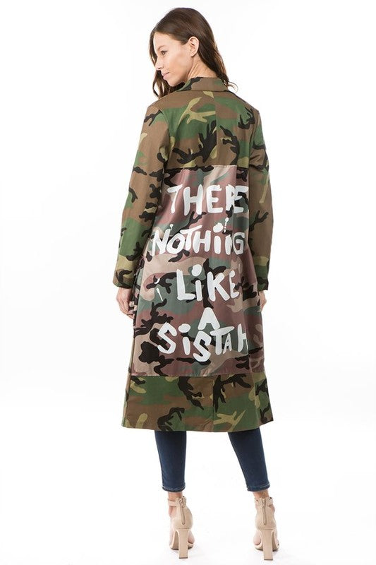 WOMEN FASHION CAMOFLAGE JACKETS