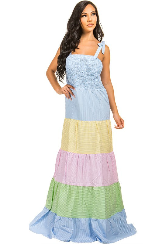 WOMEN FASHION SUMMER MAXI DRESS