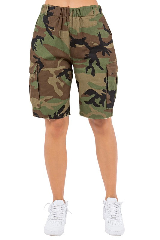 WOMEN FASHION SEXY SPORT CAMOFLAGE SHORT