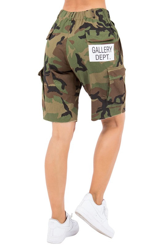 WOMEN FASHION SEXY SPORT CAMOFLAGE SHORT