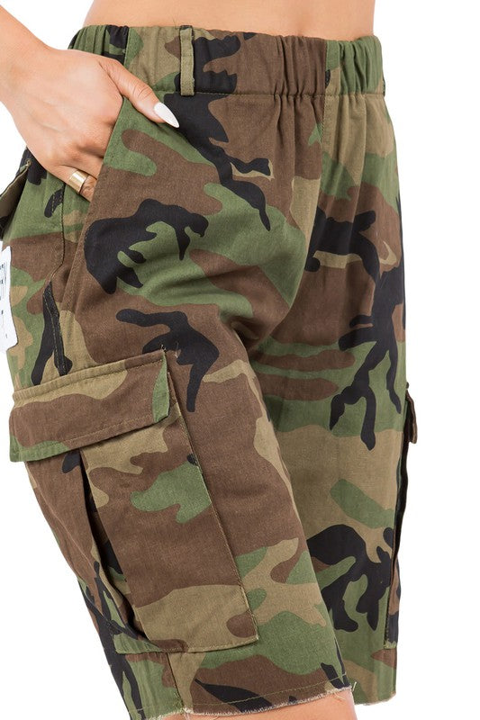 WOMEN FASHION SEXY SPORT CAMOFLAGE SHORT