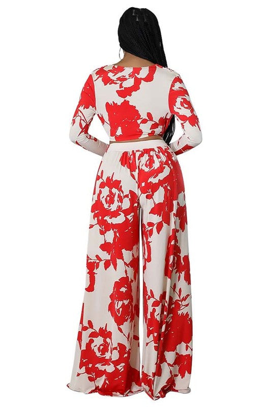 WOMEN SEXY TWO PIECE SET TOP AND PANT