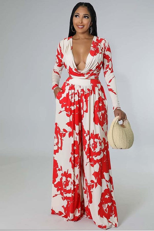 WOMEN SEXY TWO PIECE SET TOP AND PANT