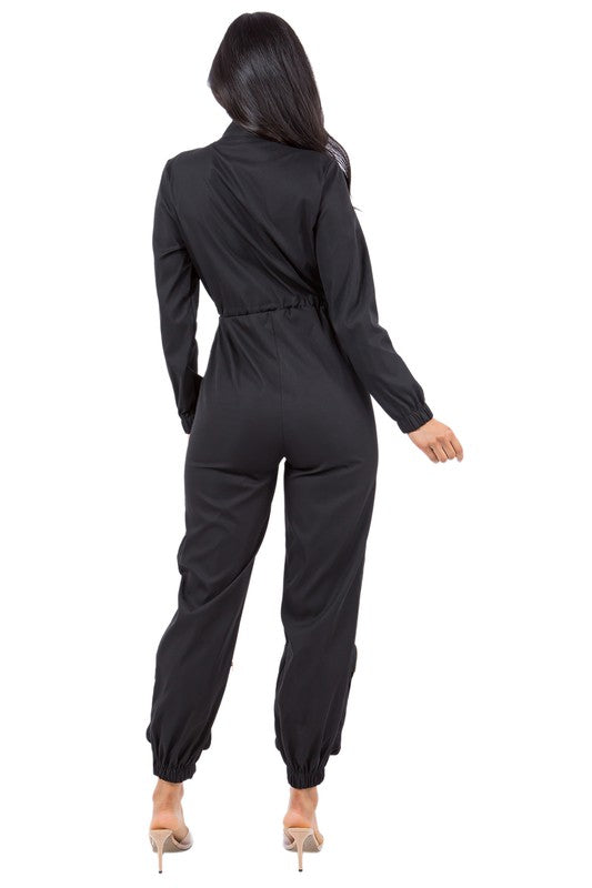 WOMEN FASHION CARGO STYLE JUMPSUIT