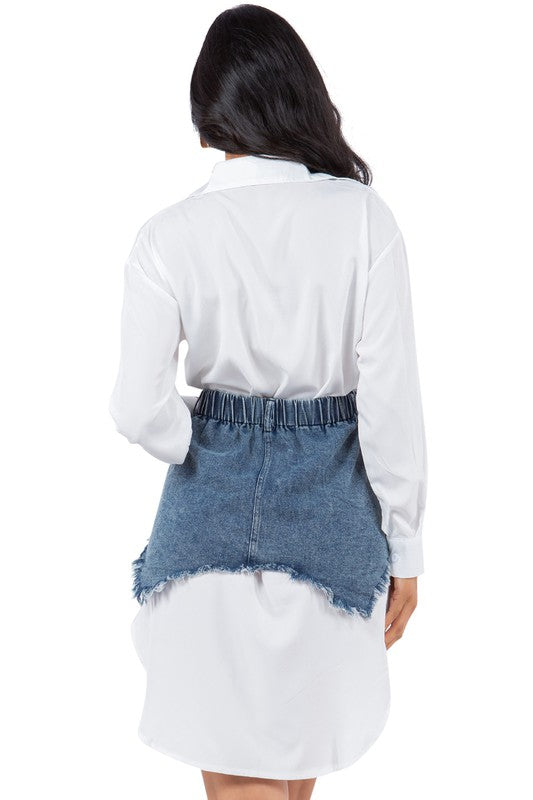 WOMEN FASHION 2PC SHIRT DRESS
