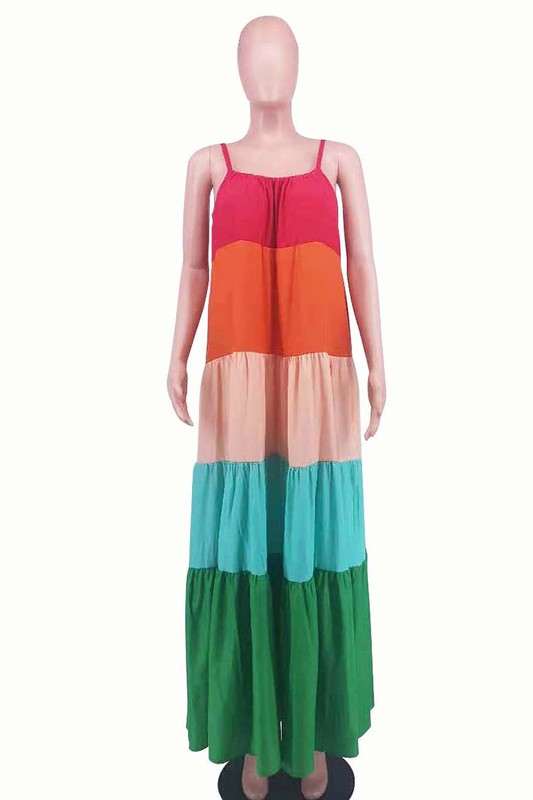 WOMEN FASHION SEXY SUMMER LONG MAXI DRESS