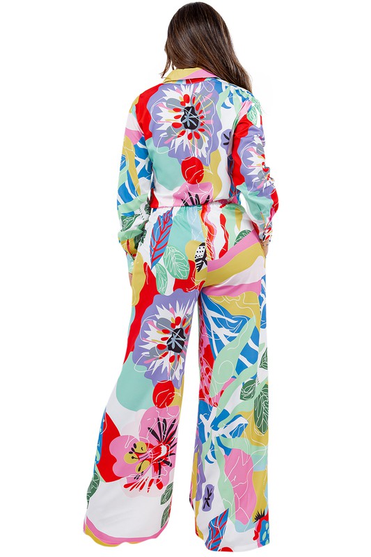 WOMEN FASHION TWO PIECE PANTS SET