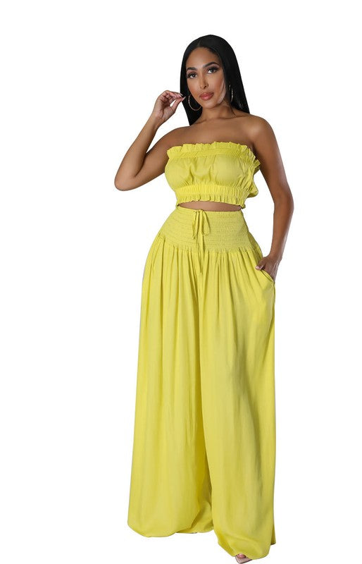 WOMEN FASHION TWO PIECE PANTS SET