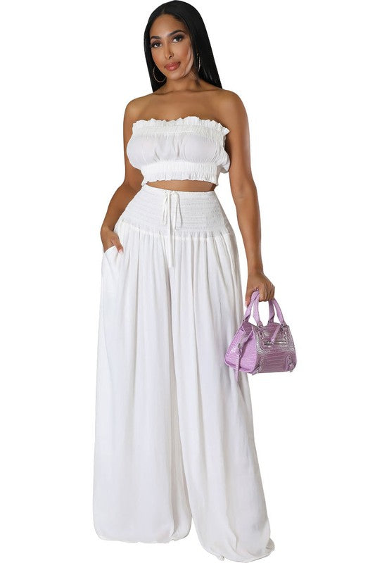 WOMEN FASHION TWO PIECE PANTS SET