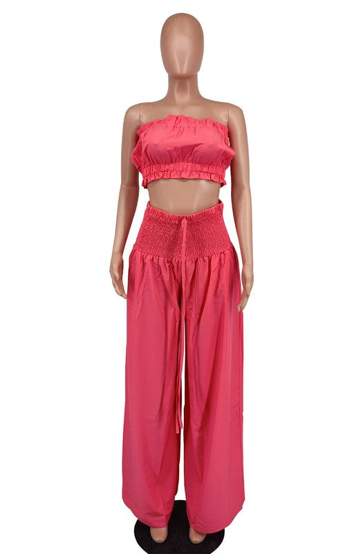WOMEN FASHION TWO PIECE PANTS SET