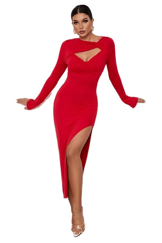 WOMEN FASHION PARTY LONG MAXI DRESS