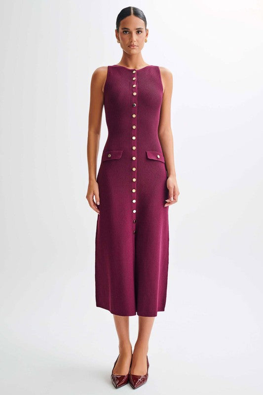 WOMEN FASHION LONG MIDI SWEATER DRESS