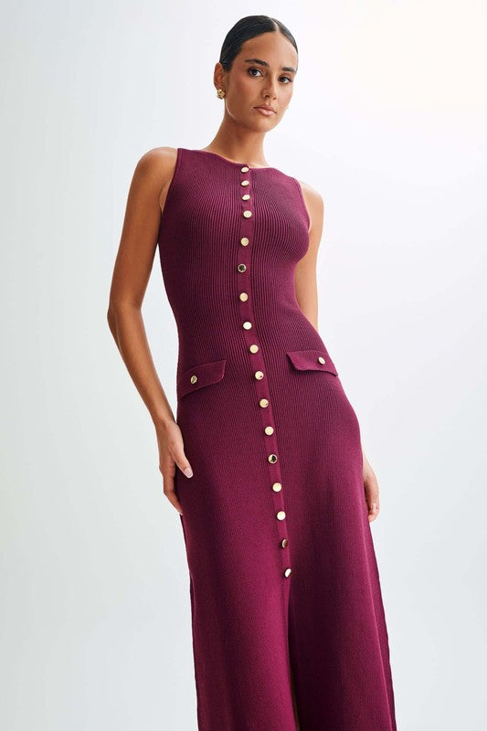 WOMEN FASHION LONG MIDI SWEATER DRESS