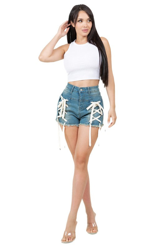 WOMEN FASHION SUMMER DENIM SHORT