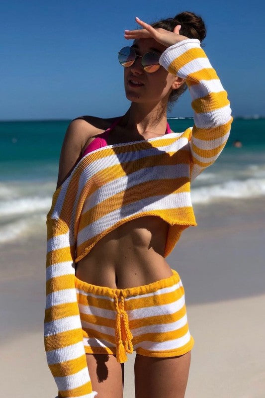 WOMEN FASHION TOP & SHORT SET