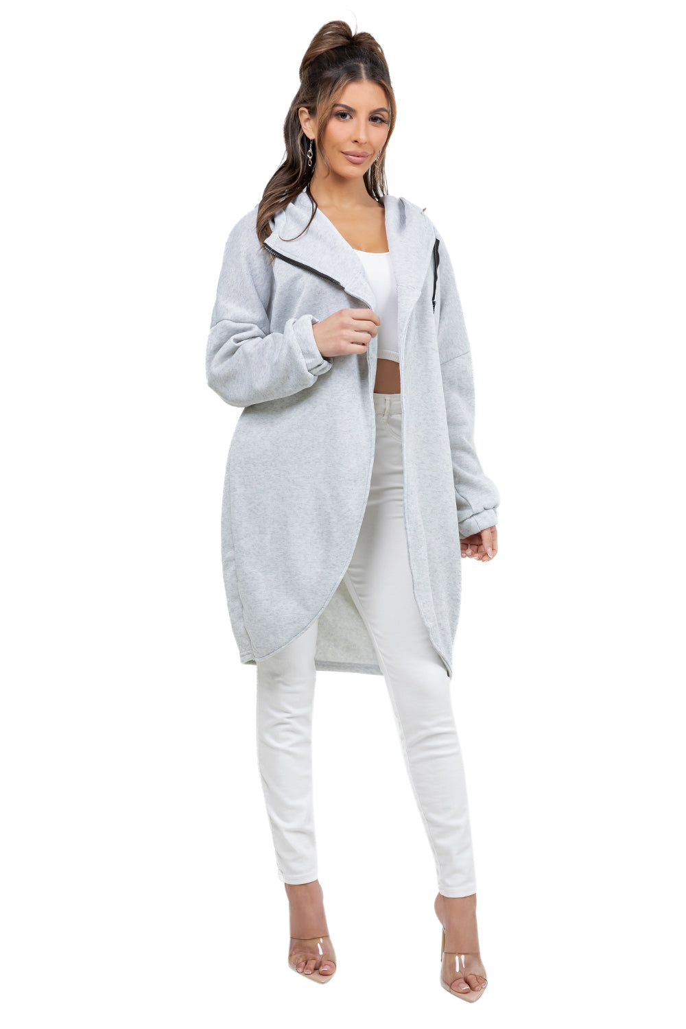 WOMEN FASHION CASUAL HOODIE JACKET