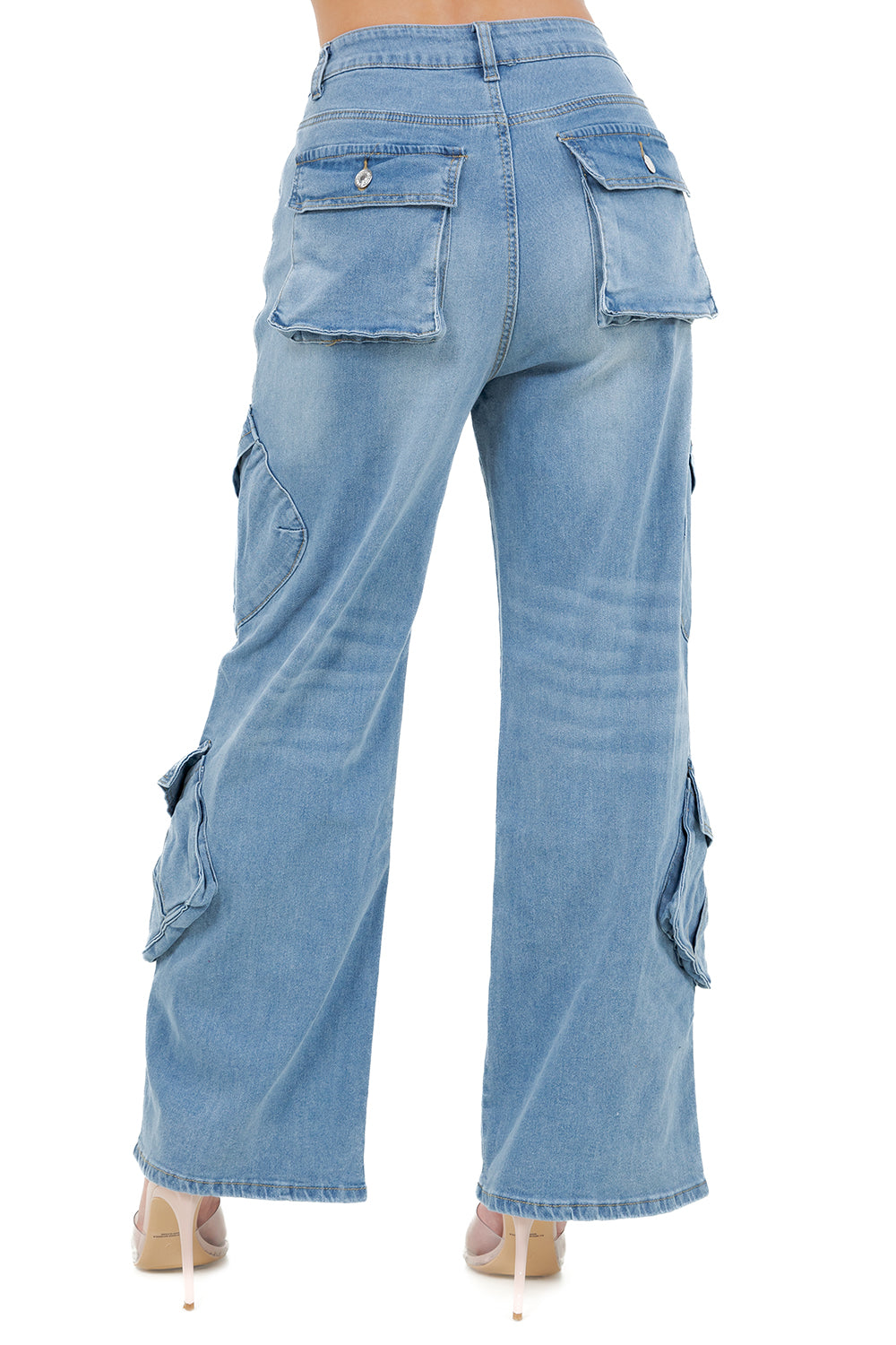 WOMEN FASHION WIDE LEG JEANS