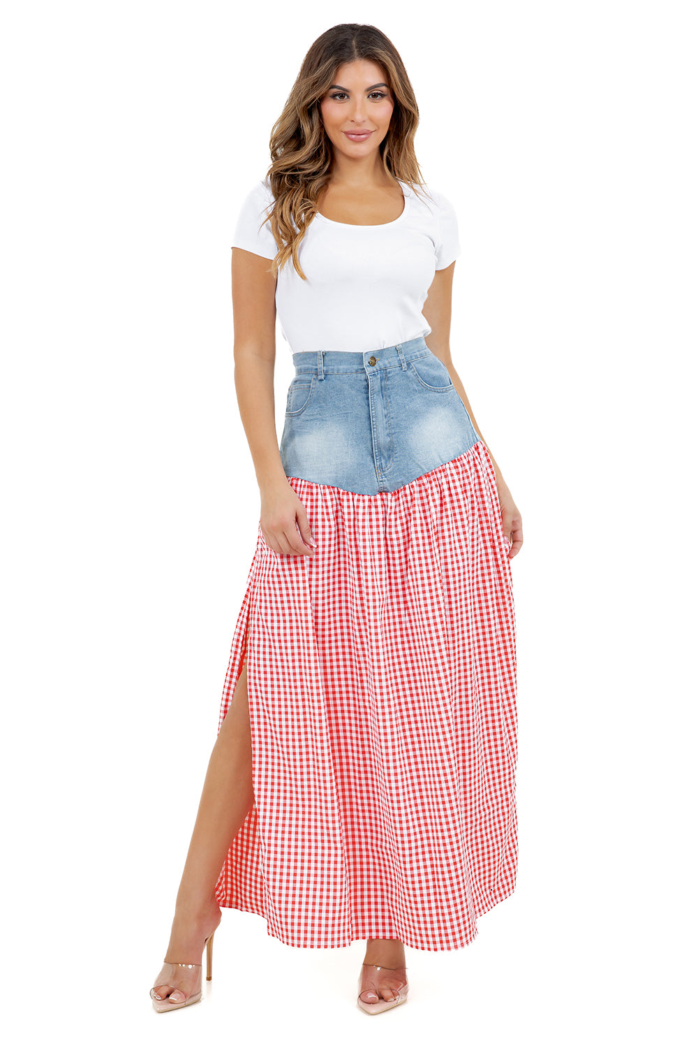 WOMEN FASHION LONG MAXI SKIRT