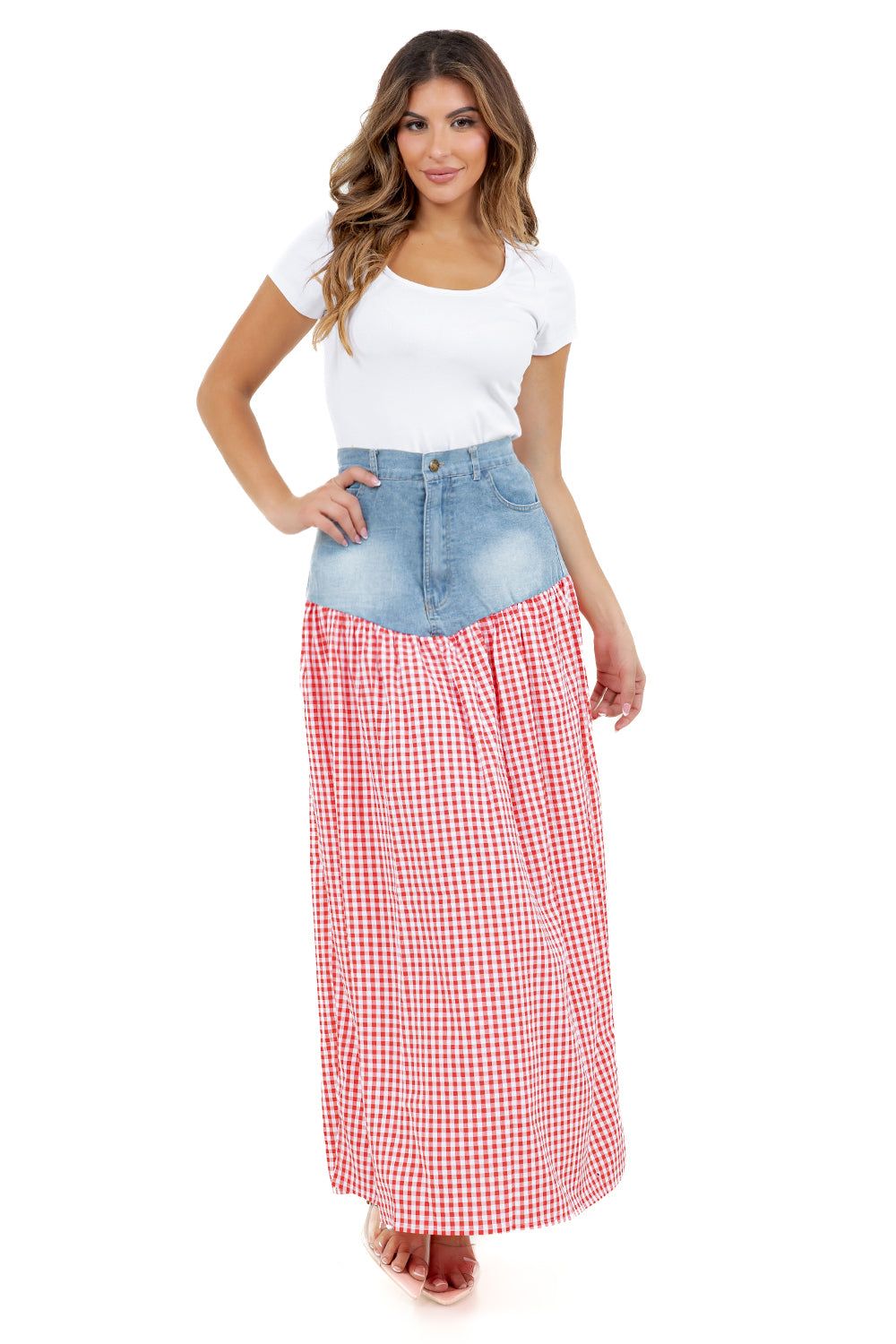 WOMEN FASHION LONG MAXI SKIRT