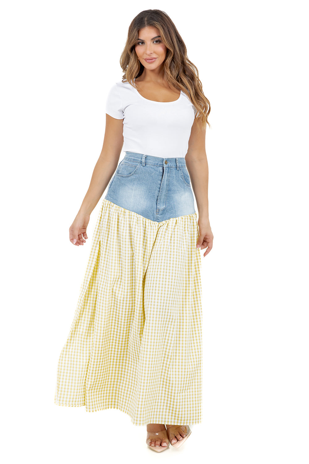 WOMEN FASHION LONG MAXI SKIRT