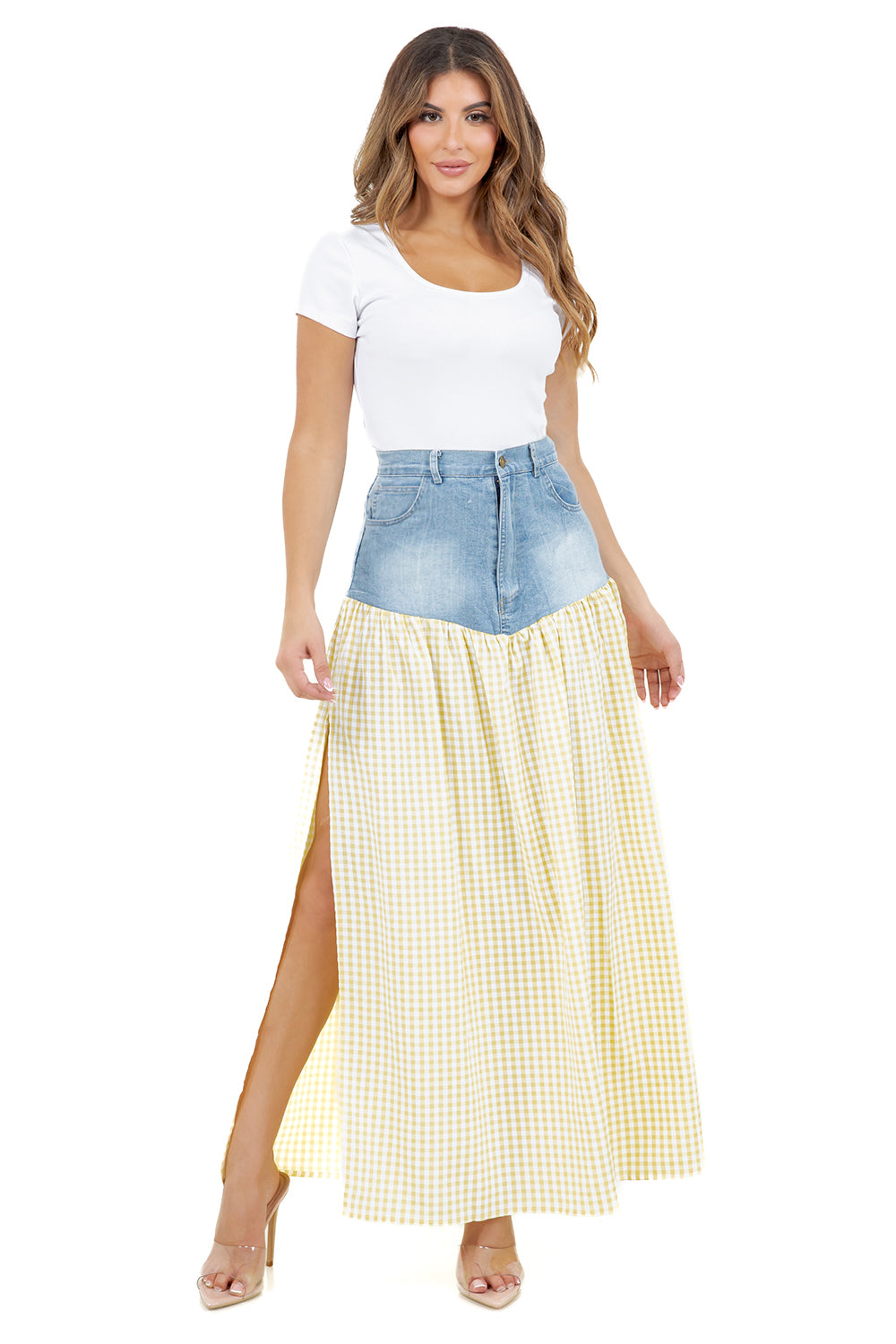 WOMEN FASHION LONG MAXI SKIRT