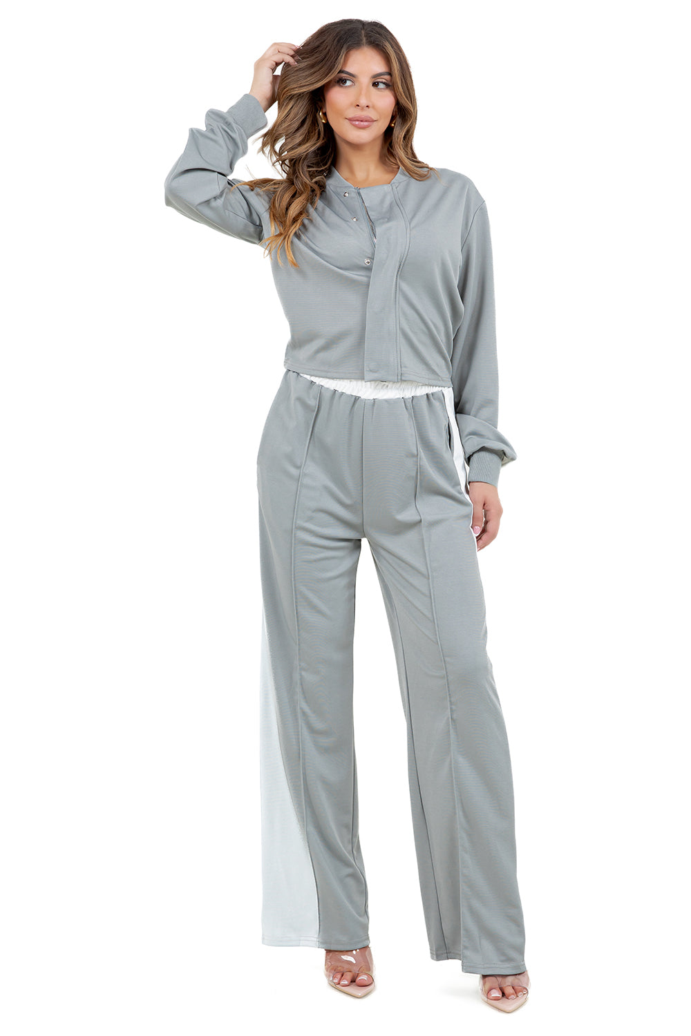 WOMEN FASHION TWO PIECE PANT SET