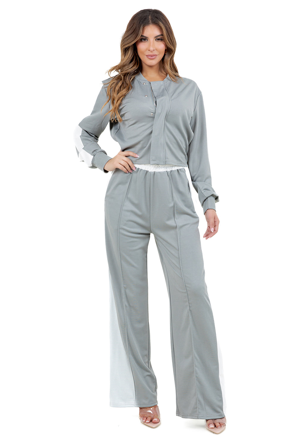WOMEN FASHION TWO PIECE PANT SET