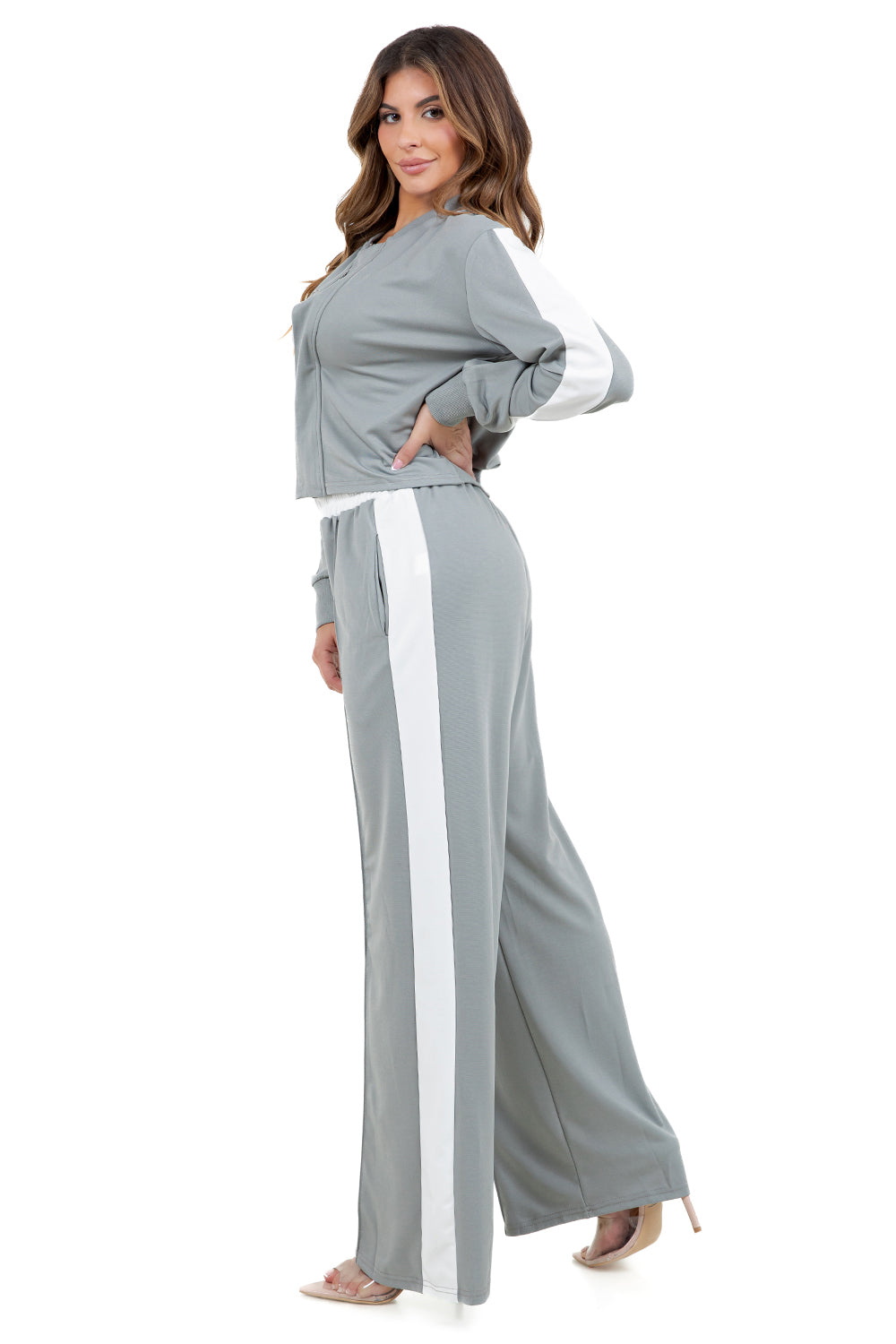 WOMEN FASHION TWO PIECE PANT SET