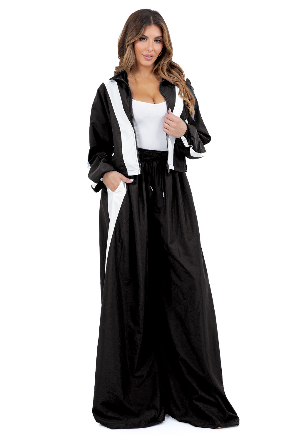 WOMEN FASHION TWO PIECE OUTFITS PANT SET