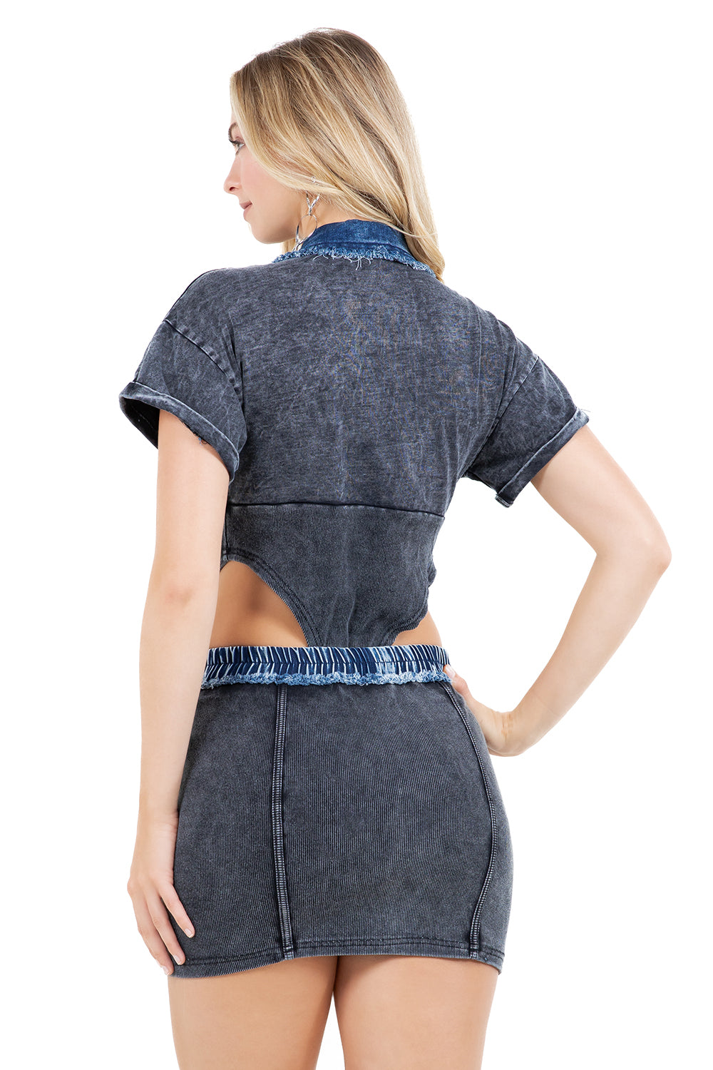 WOMEN FASHION TWO PIECE SKIRT SET