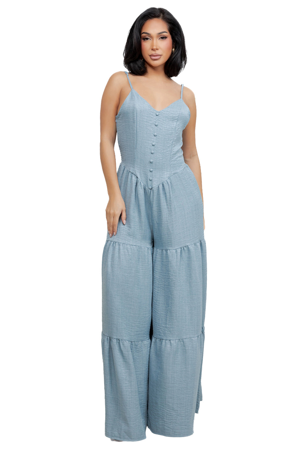 WOMEN FASHION SLEEVELESS JUMPSUIT