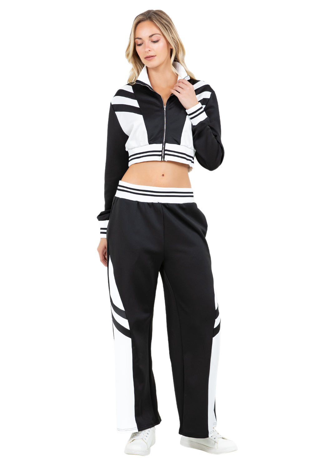 WOMEN FASHION CASUAL TWO PIECE PANT SET