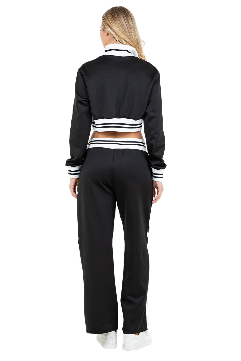 WOMEN FASHION CASUAL TWO PIECE PANT SET