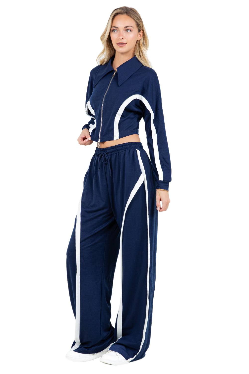 WOMEN FASHION CASUAL TWO PIECE PANT SET