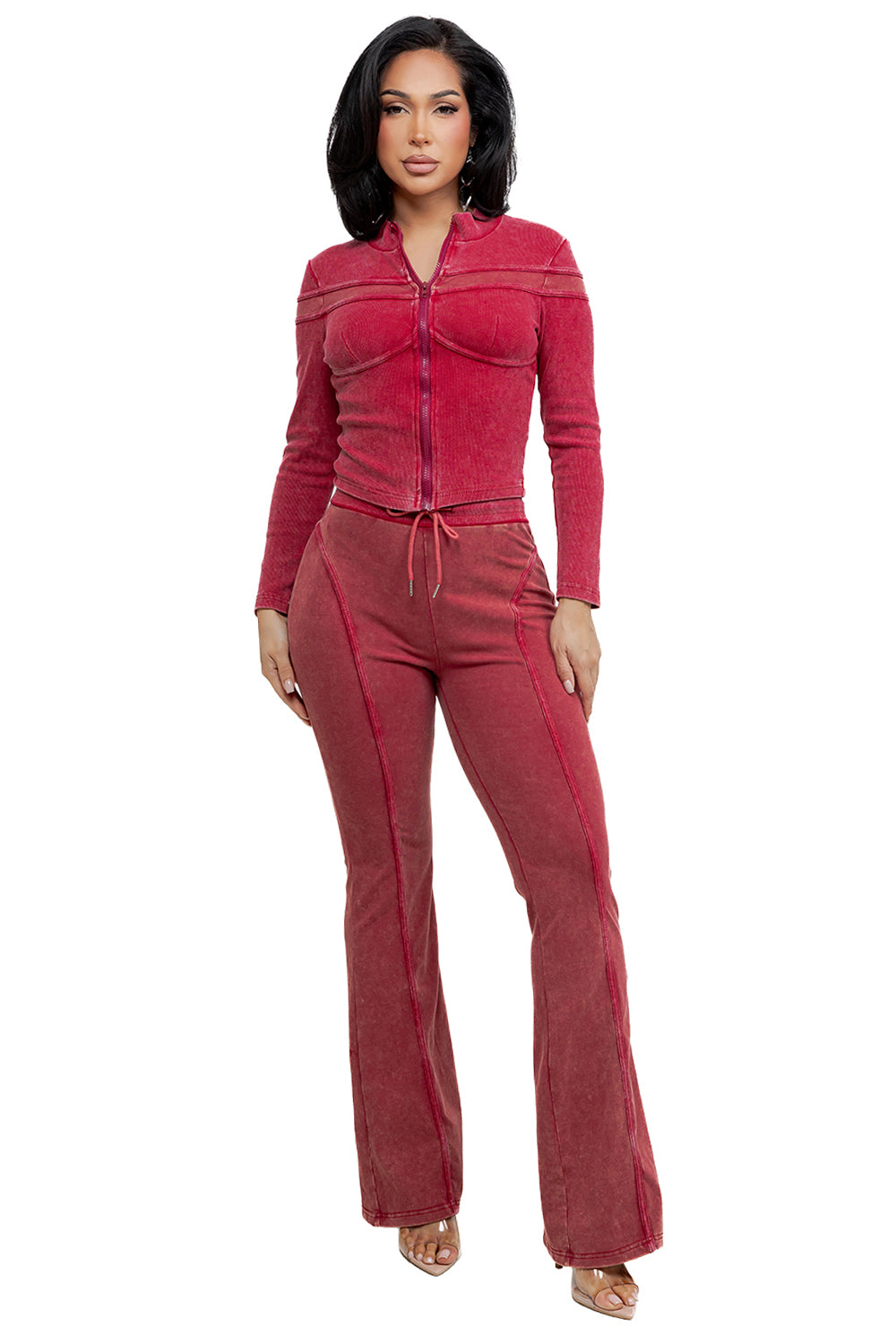 WOMEN FASHION CASUAL TWO PIECE PANT SET