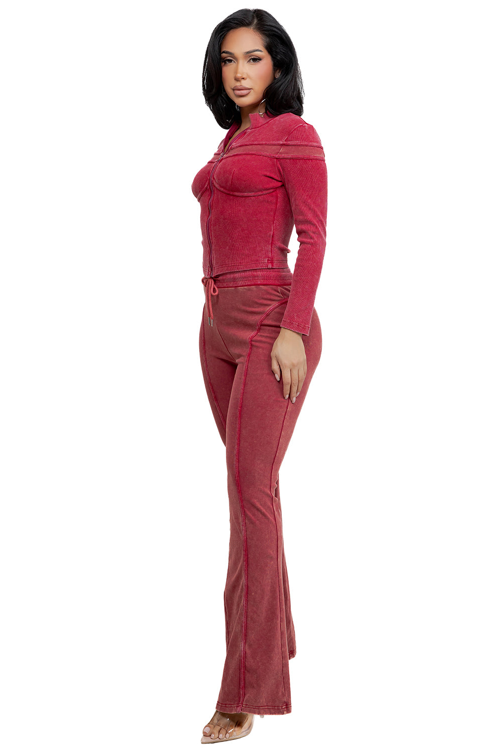 WOMEN FASHION CASUAL TWO PIECE PANT SET