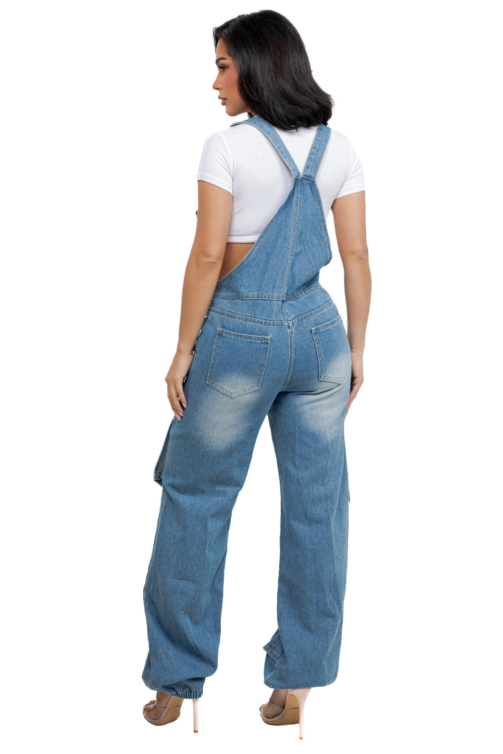 WOMEN FASHION DENIM OVERALLS PANTS