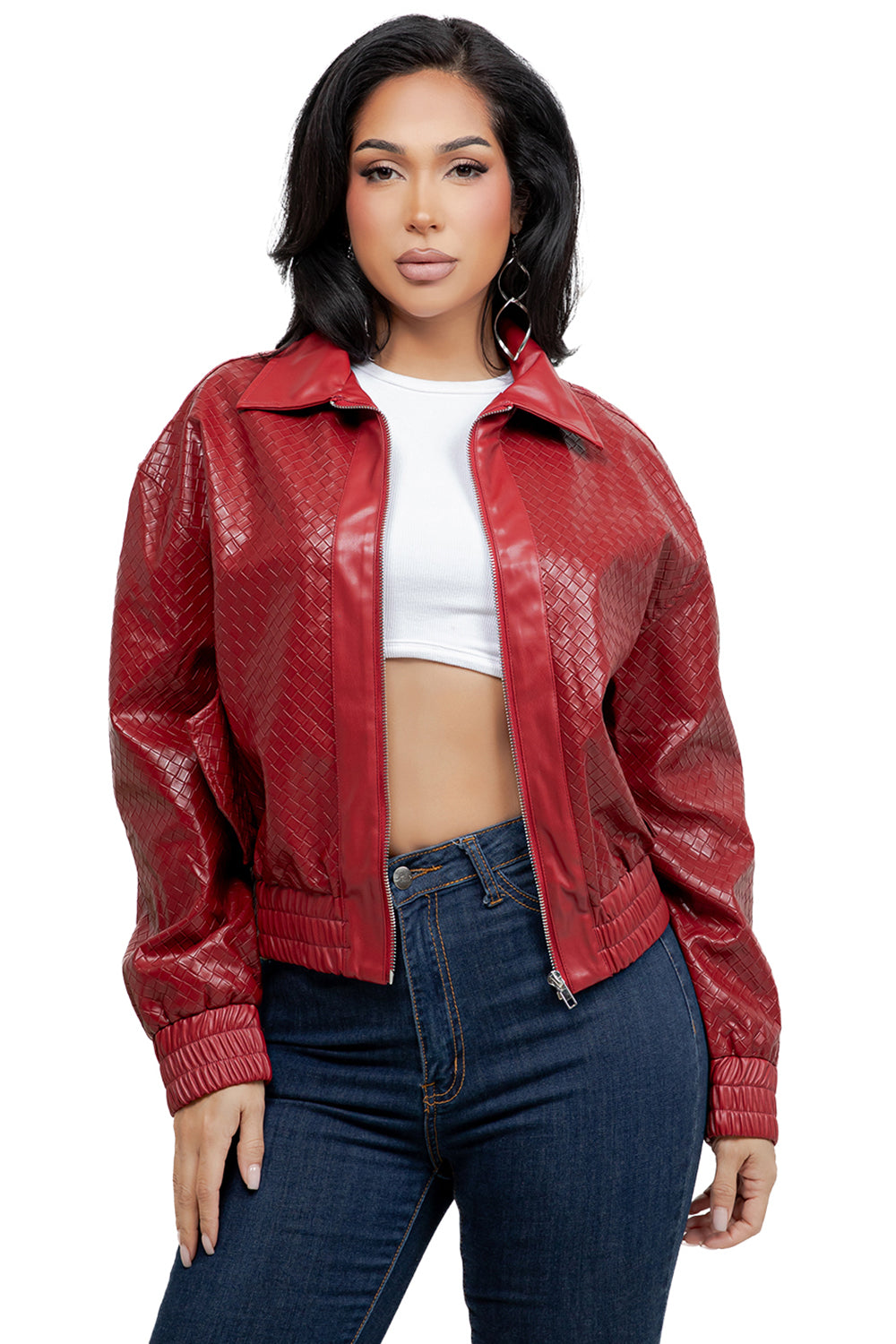 WOMEN SEXY PU LEATHER JACKET