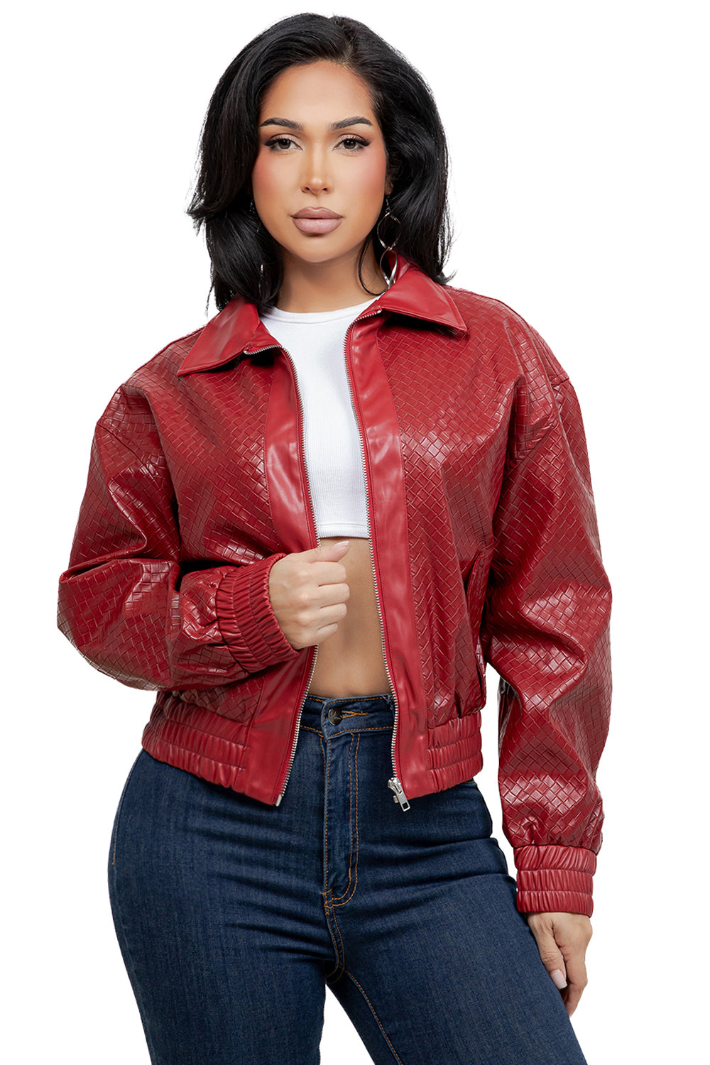 WOMEN SEXY PU LEATHER JACKET