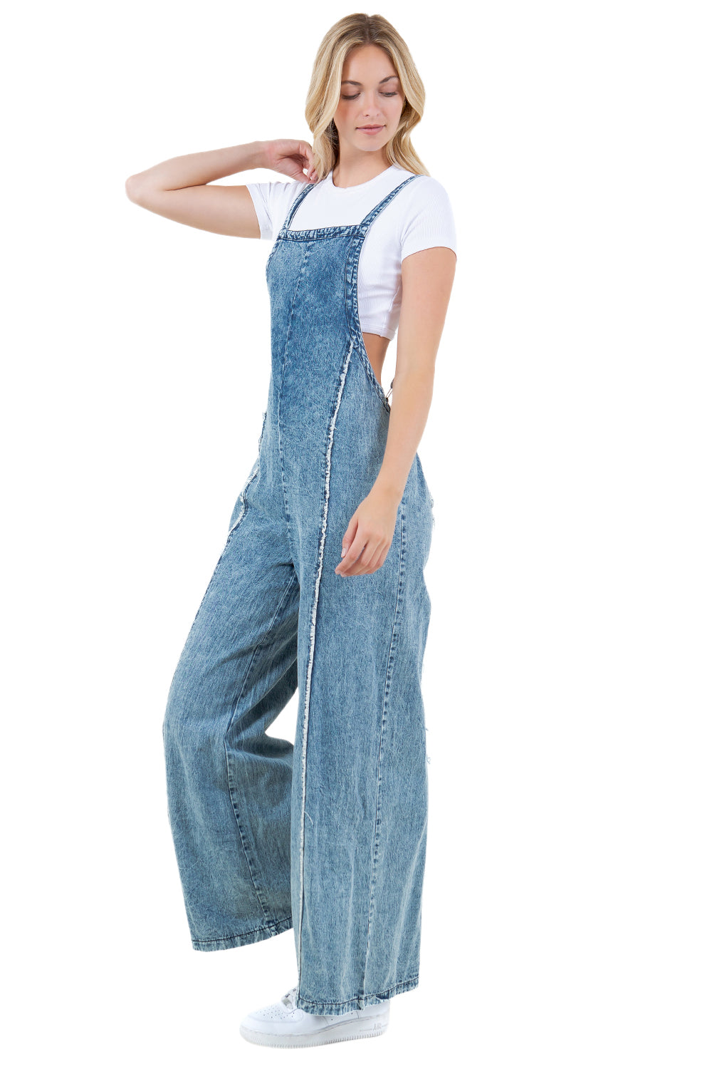 WOMEN FASHION DENIM OVERALLS PANTS