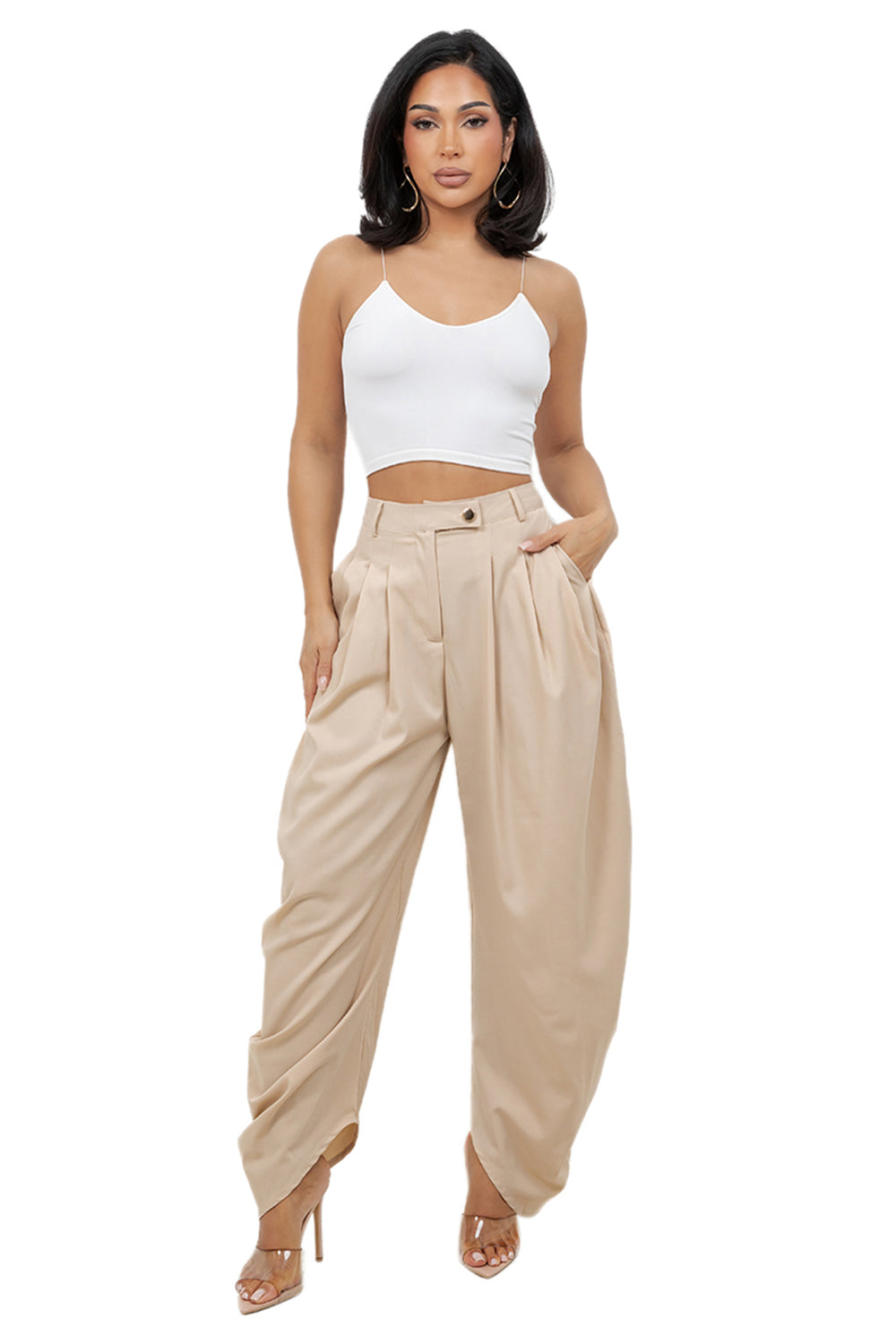 WOMEN FASHION HAREM LEG PANTS