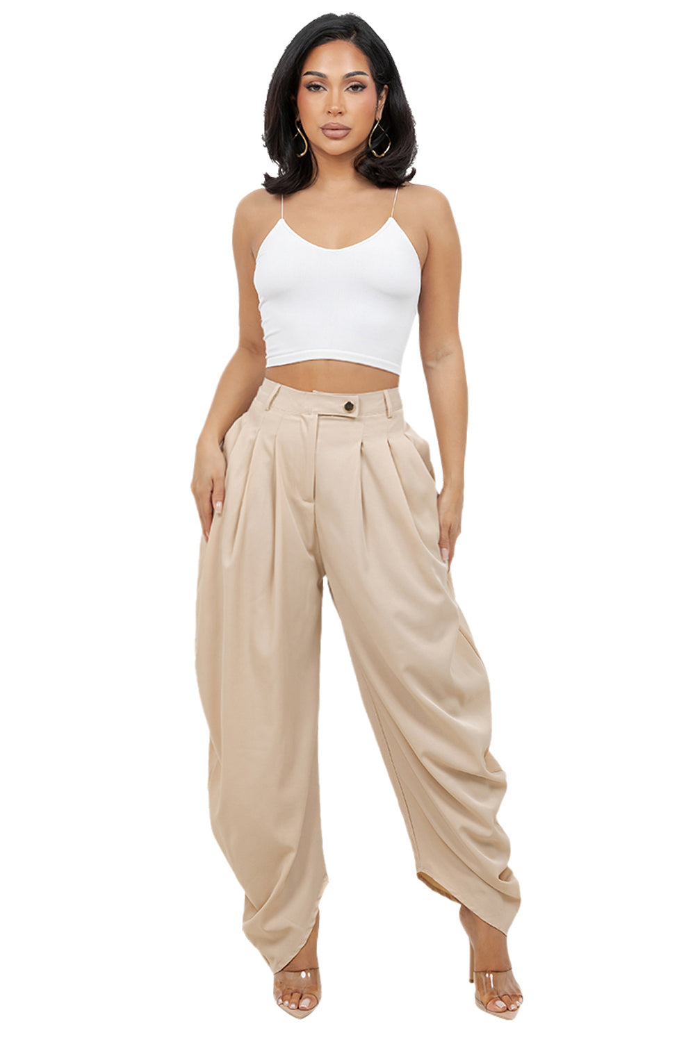 WOMEN FASHION HAREM LEG PANTS
