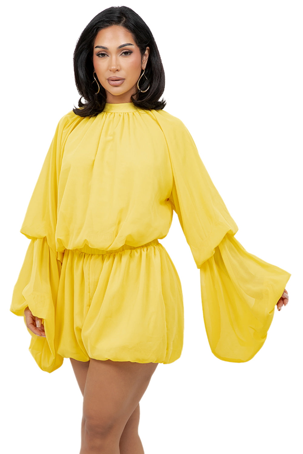 WOMEN FASHION CASUAL TWO PIECE SET TOP AND SKIRT