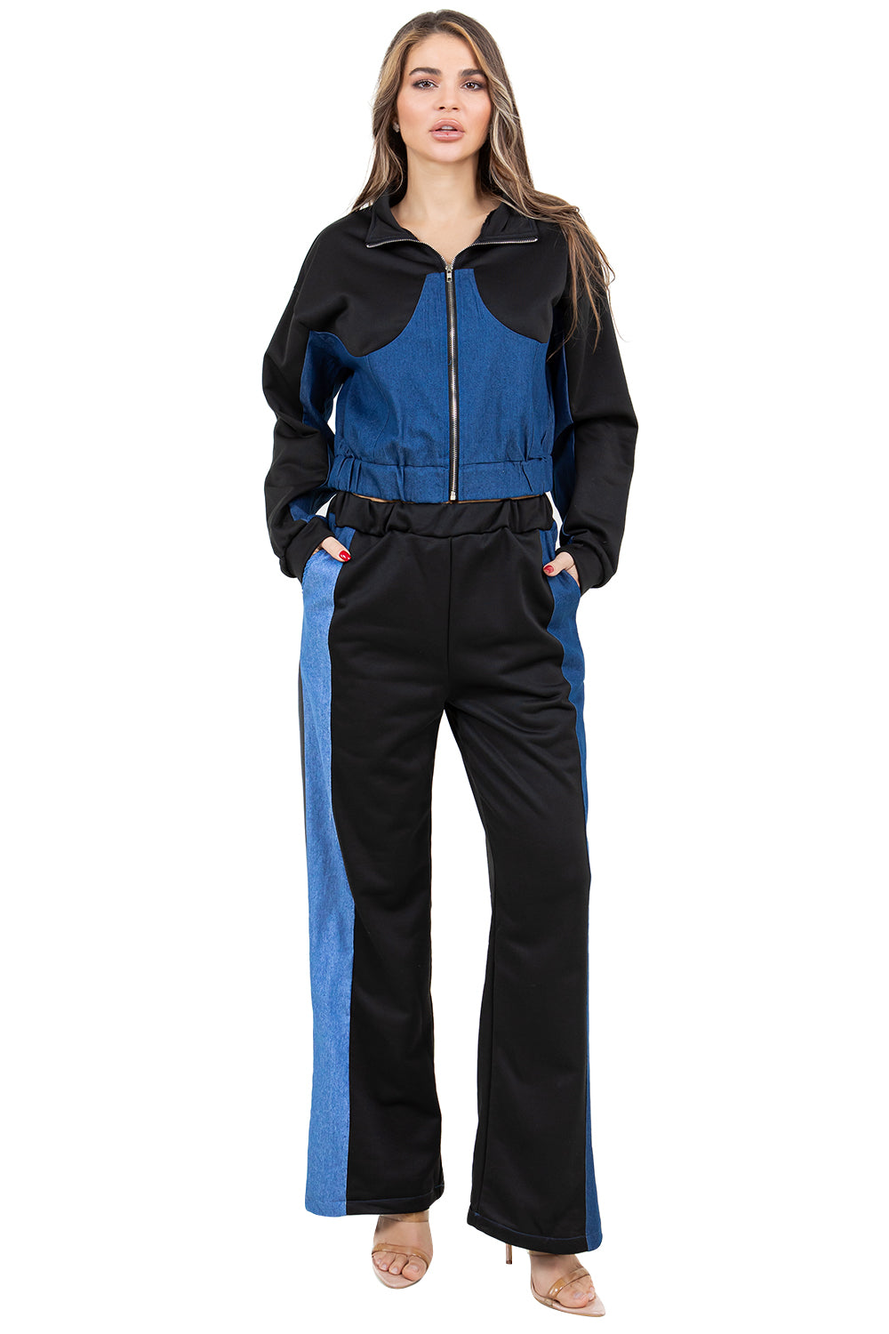 WOMEN FASHION CASUAL 2PCS PANT SET
