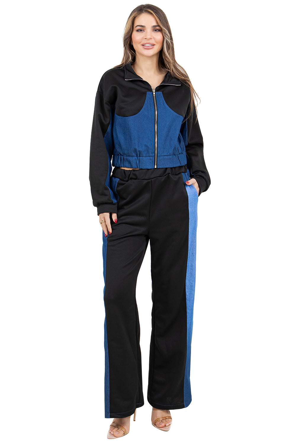 WOMEN FASHION CASUAL 2PCS PANT SET