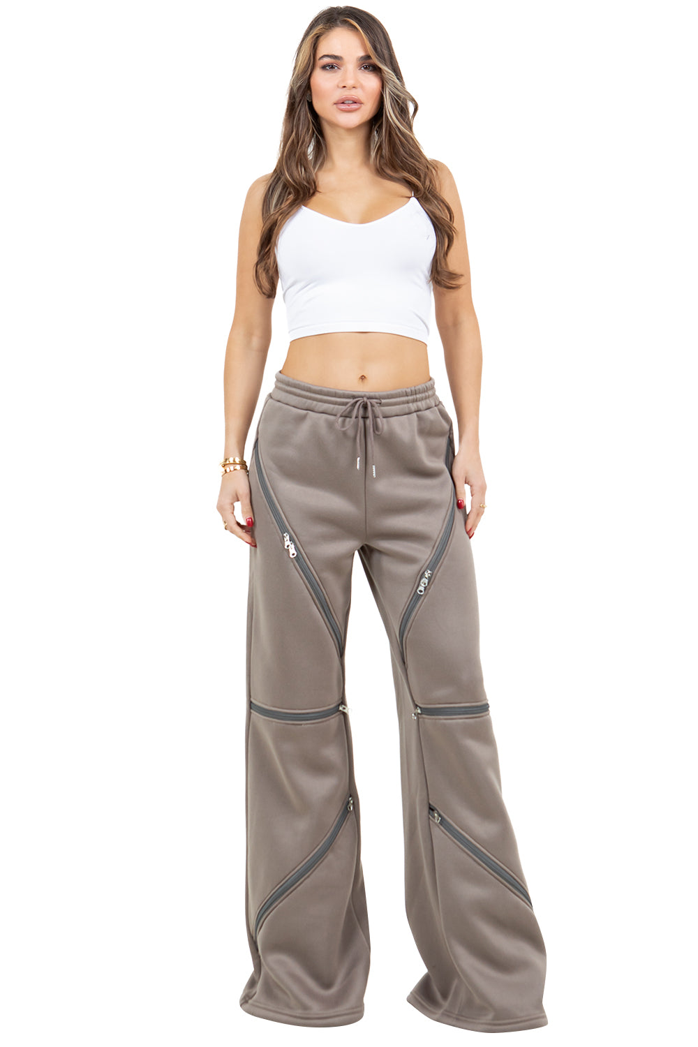 WOMEN FASHION CLASSIC STRAIGHT LEG PANTS