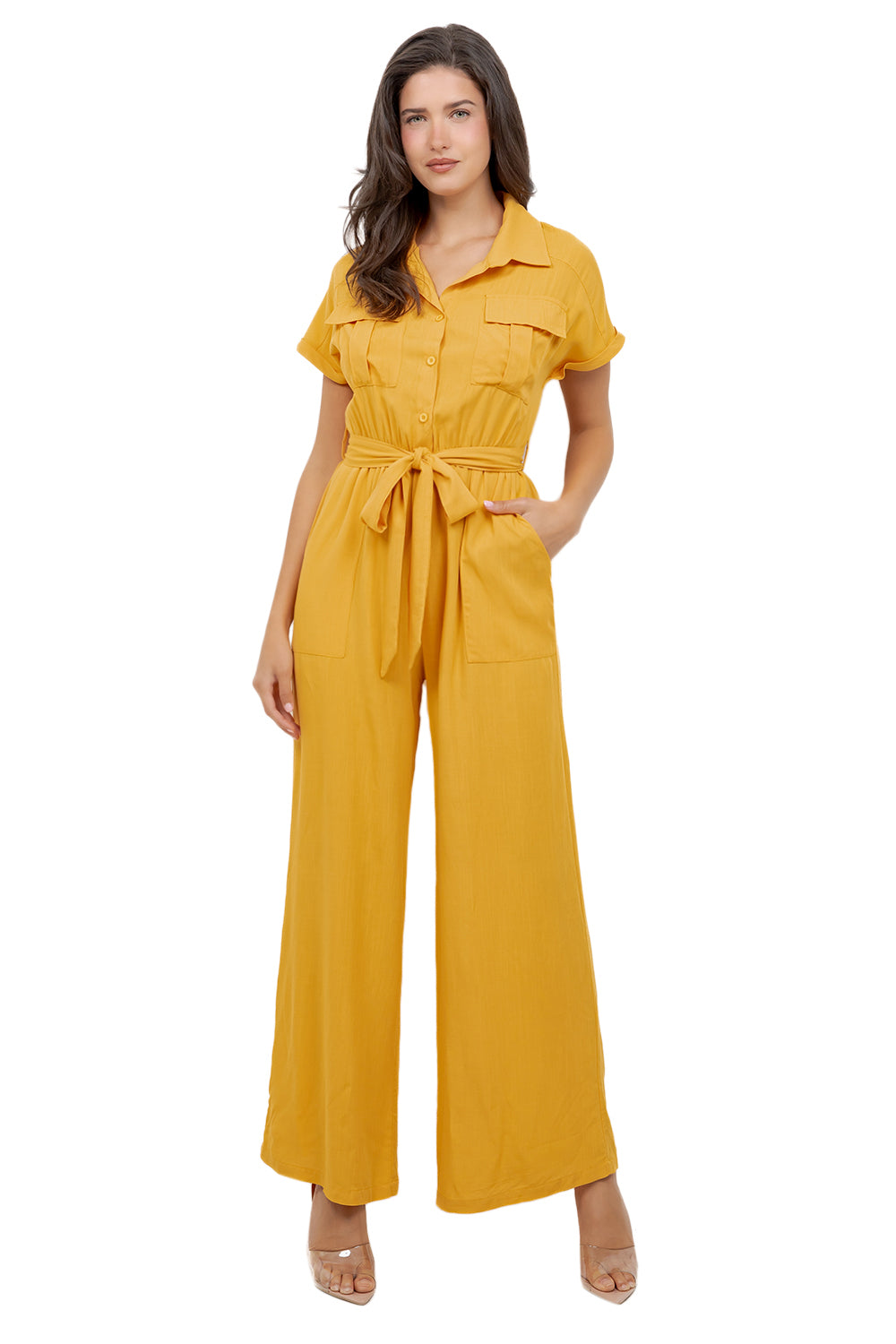 WOMEN FASHION SUMMER WIDE LEG JUMPSUIT