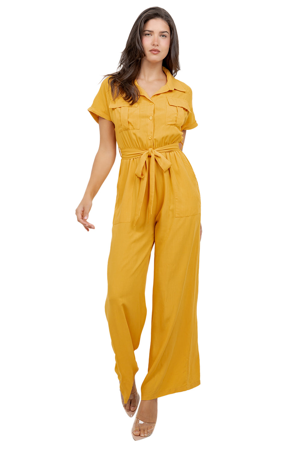 WOMEN FASHION SUMMER WIDE LEG JUMPSUIT