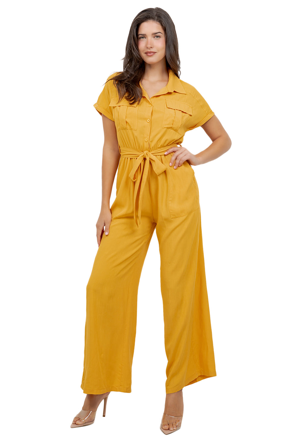 WOMEN FASHION SUMMER WIDE LEG JUMPSUIT