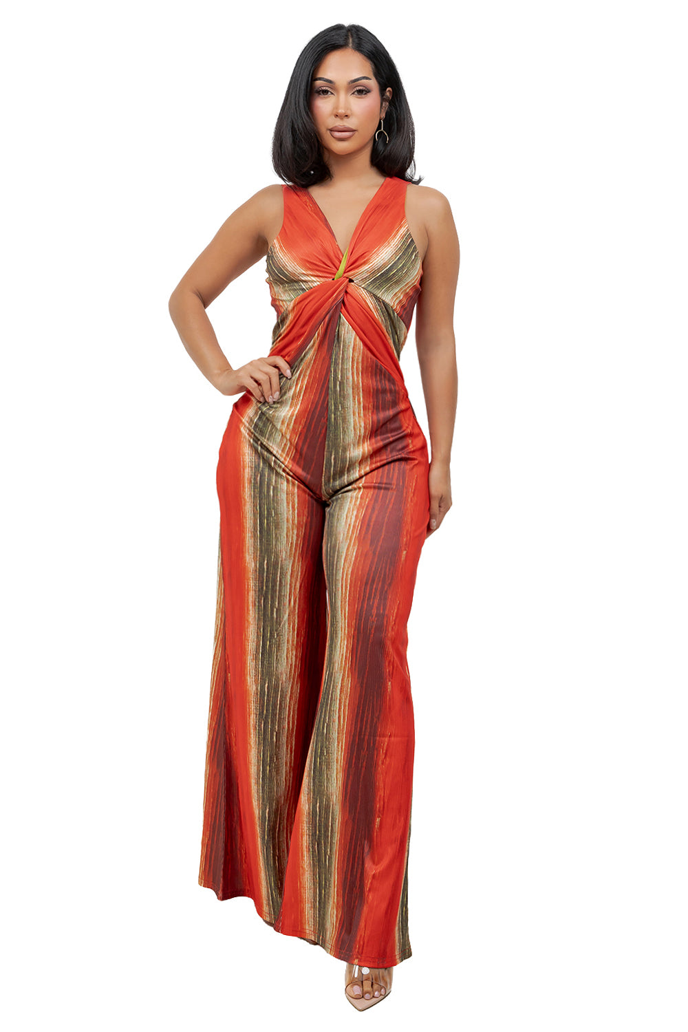WOMEN FASHION CASUAL SLEELES JUMPSUIT